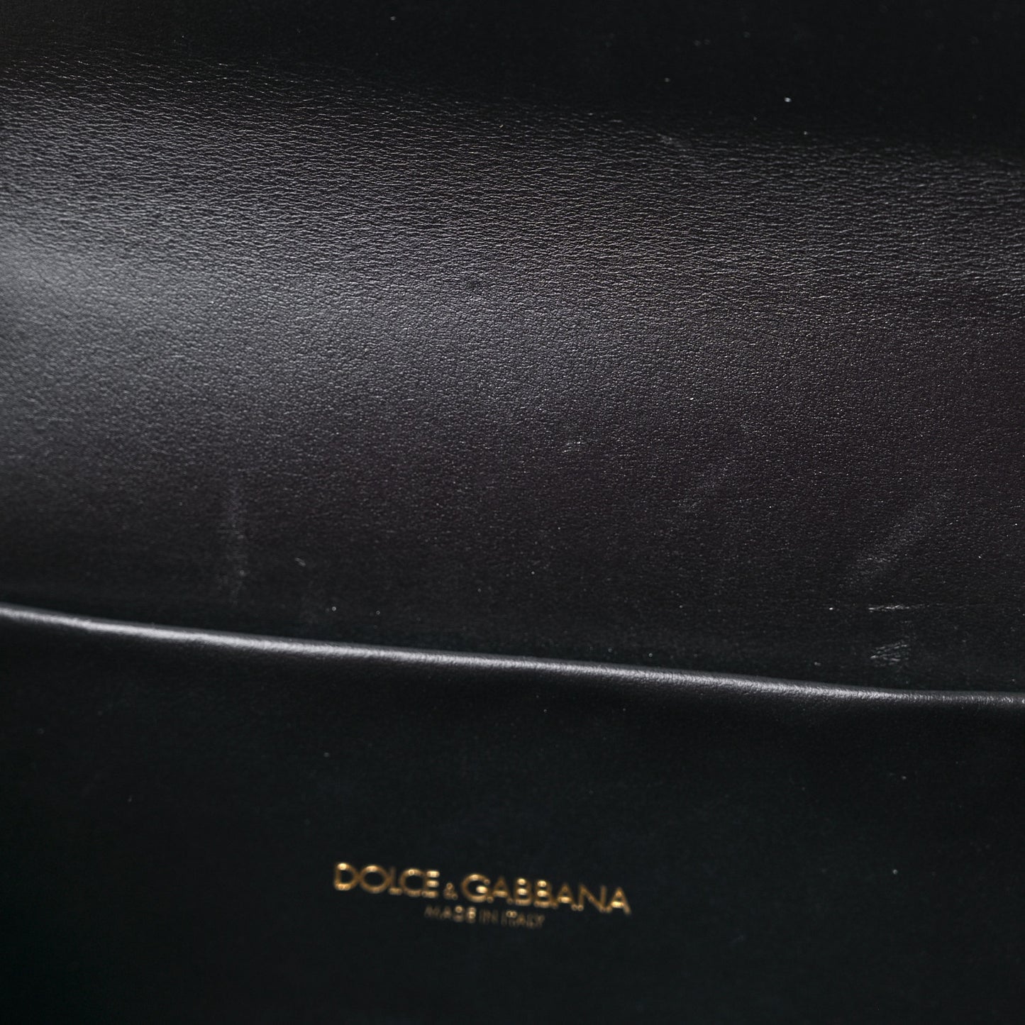 DOLCE &amp; GABBANA Jacquard Leopard Print Smooth Calfskin Medium Devotion Crossbody Bag Black