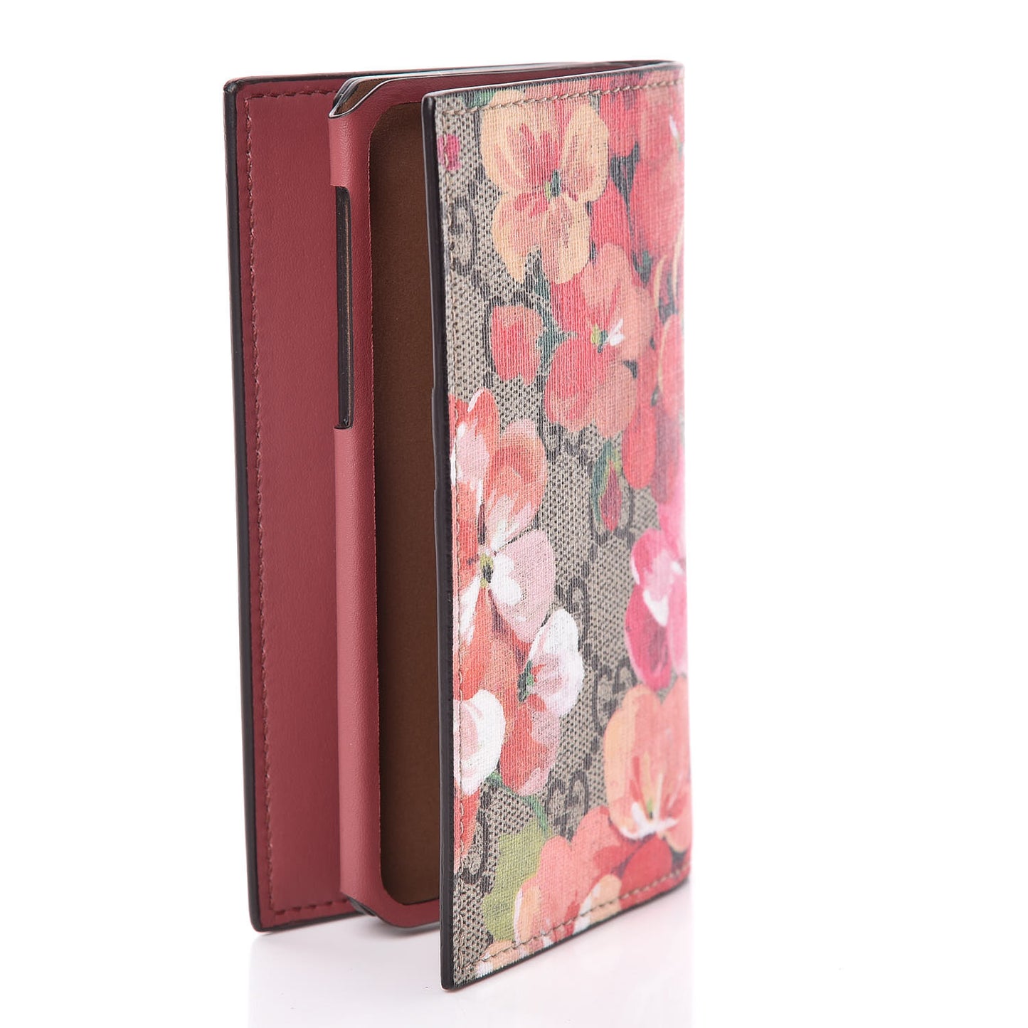 GG Supreme Monogram Blooms iPhone 7/8 Case Wallet Beige Multicolor Dry Rose