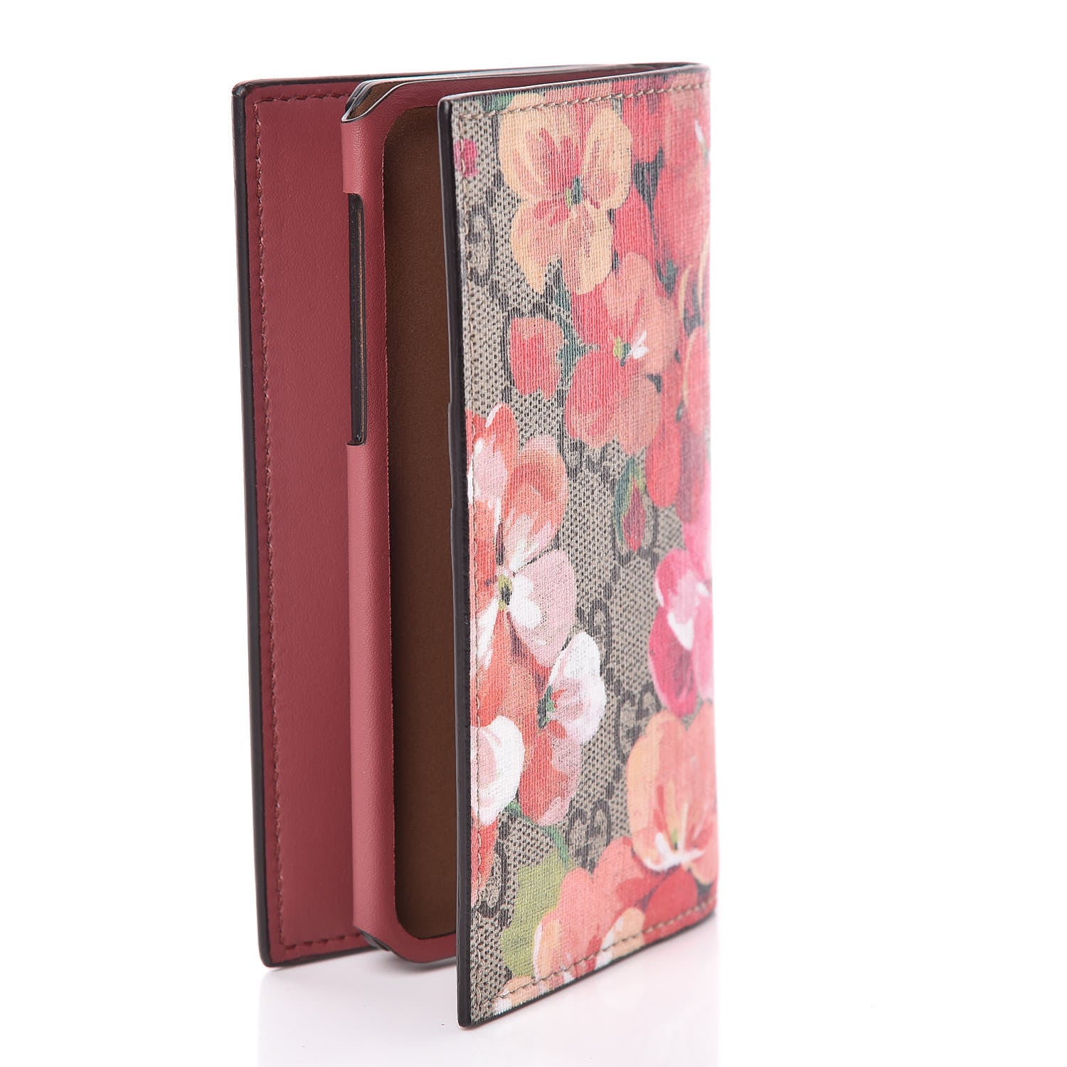 Gucci GG Supreme Monogram Blooms iPhone 7/8 Case Wallet Beige Multicolor Dry Rose 3 of 7