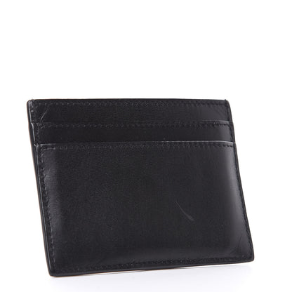 Saint Laurent Calfskin Monogram Credit Card Case Black 3 of 8