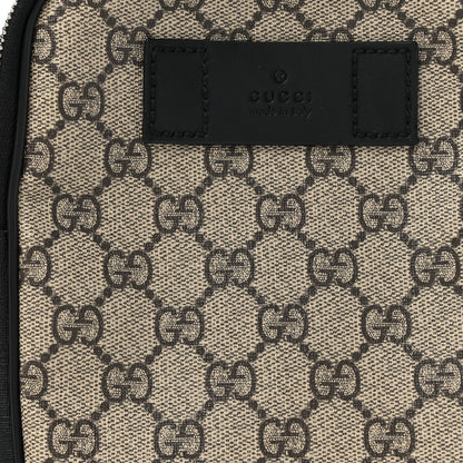 Gucci GG Supreme Monogram Web Belt Bag Black 9 of 16