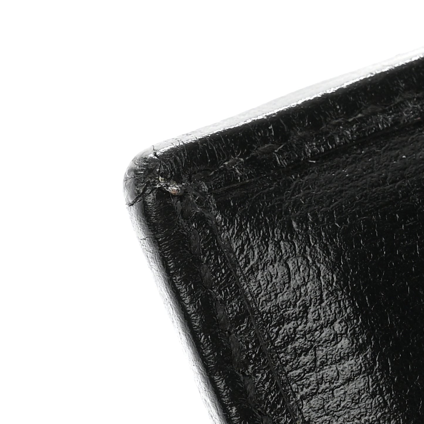 GG Supreme Monogram Textured Calfskin Retro Interlocking G Passport Case Black Grey