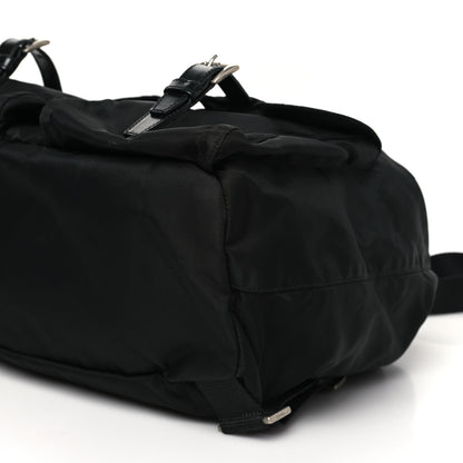 Prada Tessuto Nylon Saffiano Medium Backpack Black 9 of 9