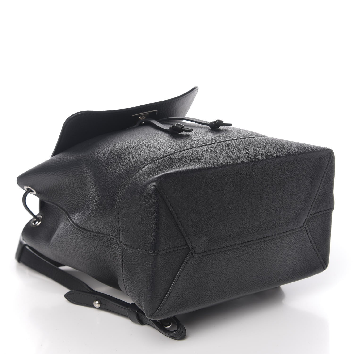 Louis Vuitton Calfskin Lockme Backpack Black 3 of 8