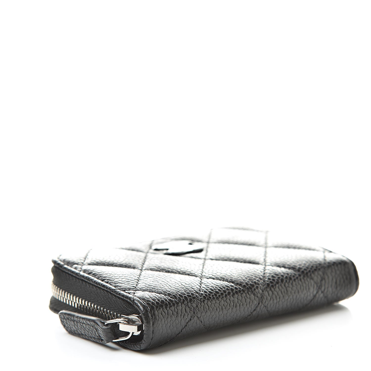 Chanel Caviar Quilted Incognito Zip Coin Purse Black 4 of 8