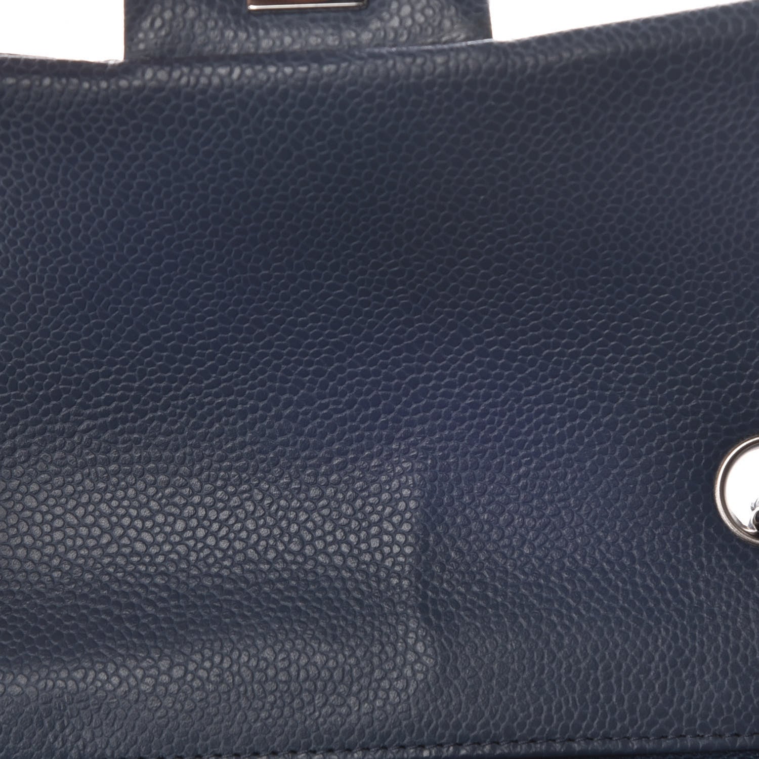 Chanel Caviar Quilted Mini Rectangular Flap Blue 10 of 10