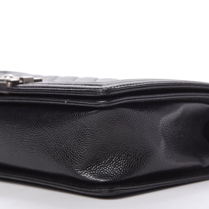 Chanel Caviar Quilted New Medium Boy Flap Black 7 of 10