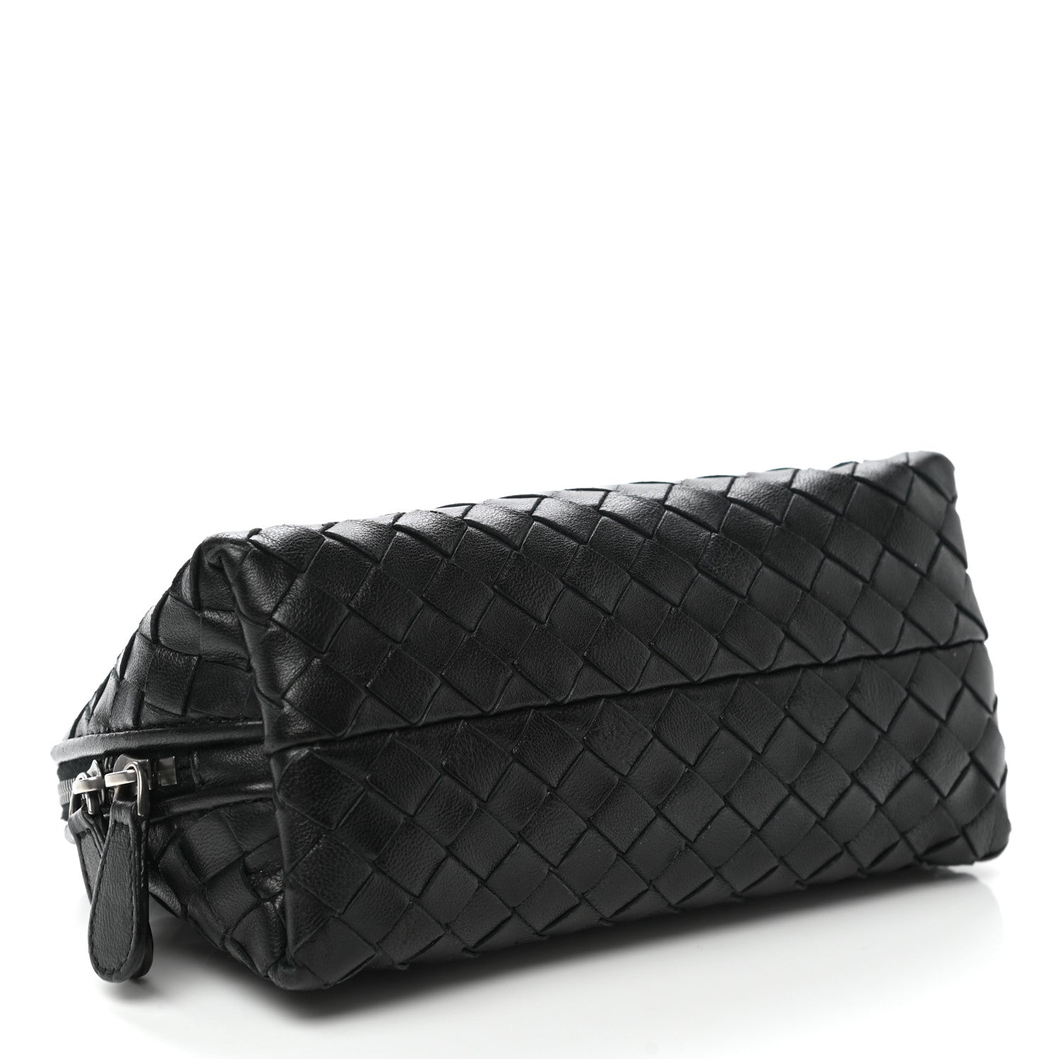 Bottega Veneta Nappa Intrecciato Small Cosmetic Pouch Black 4 of 7
