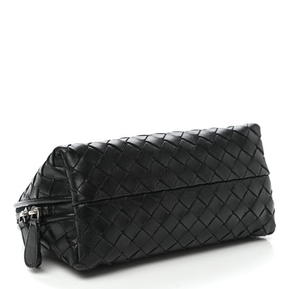 Bottega Veneta Nappa Intrecciato Small Cosmetic Pouch Black 4 of 7