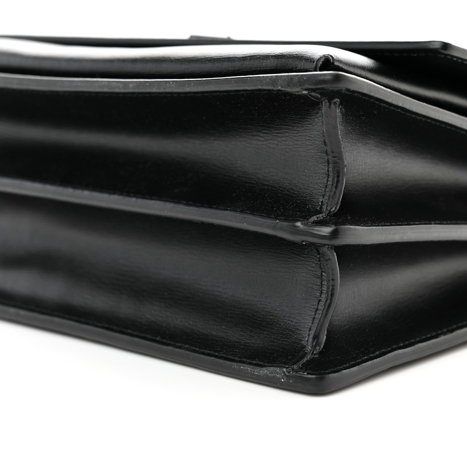 Saint Laurent Calfskin Medium Monogram Monochrome Sunset Black 9 of 9