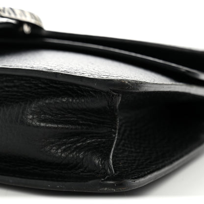 Gucci Dollar Calfskin Enamel Small Dionysus Shoulder Bag Black Electric Blue 10 of 14