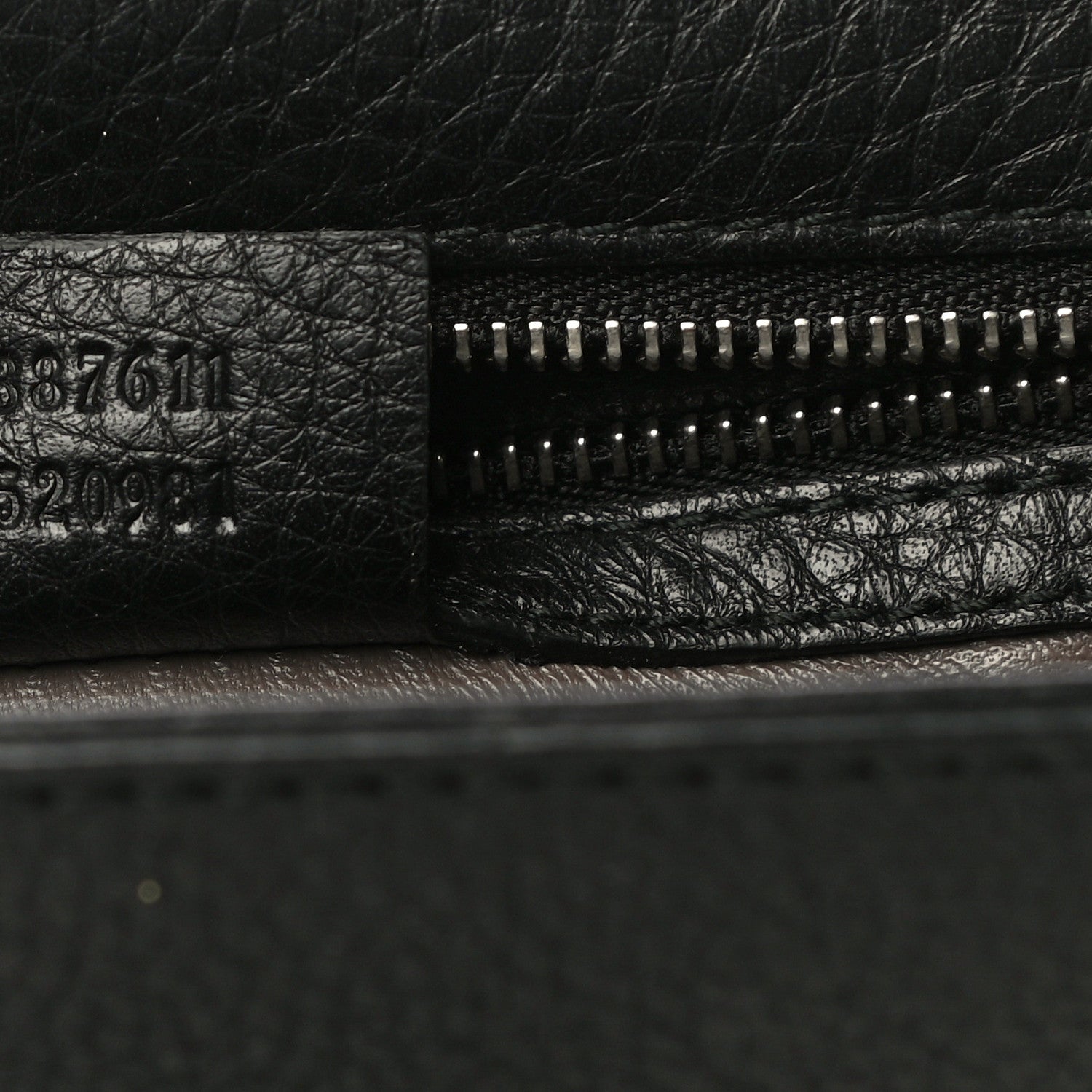 Gucci Calfskin Studded Medium Miss Bamboo Shoulder Bag Black 8 of 12
