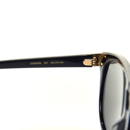Gucci Acetate Aviator Sunglasses GG0525S Black 5 of 7