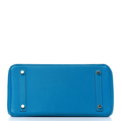 Hermes Togo Birkin 30 Bleu Zanzibar 32 of 36