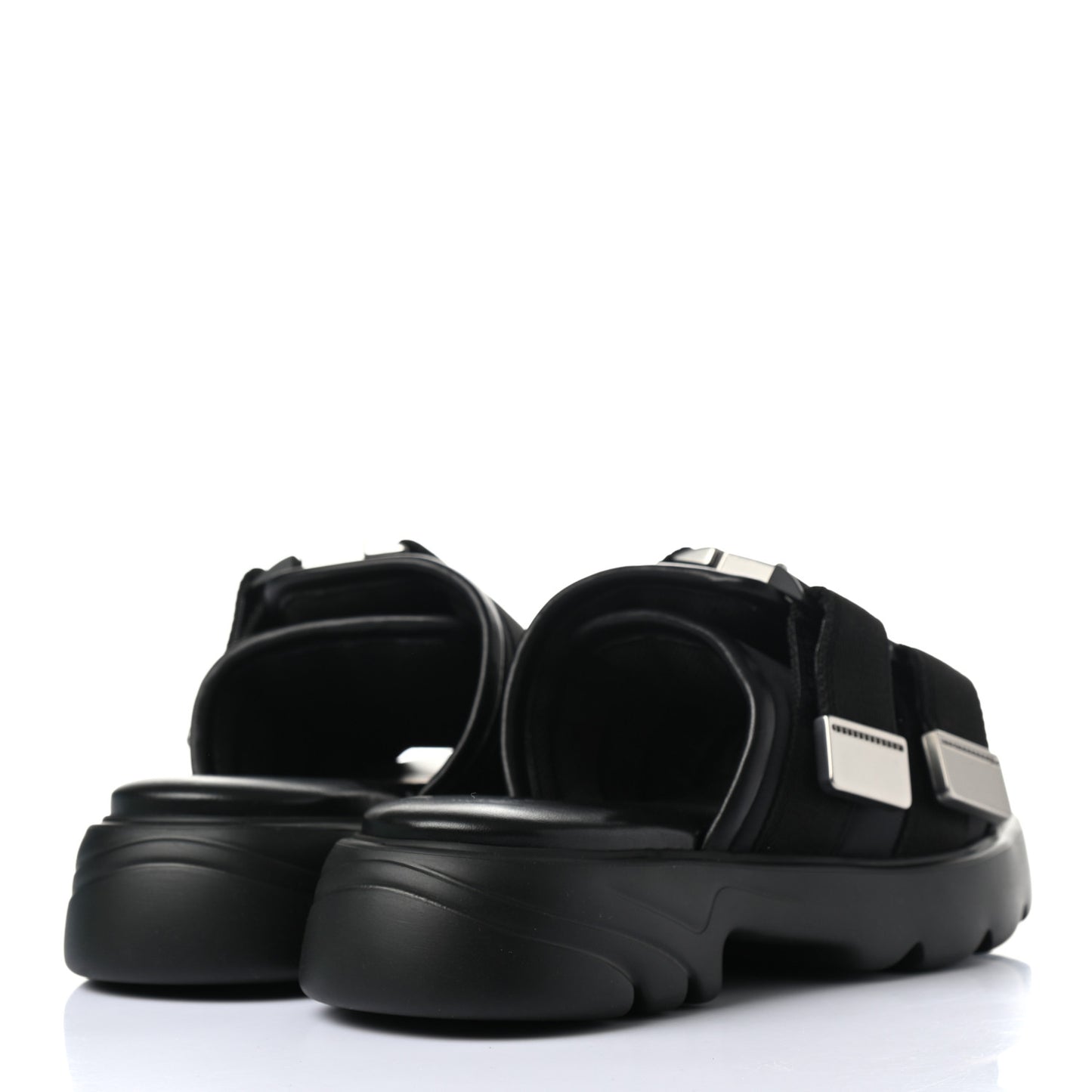 Nappa Flash 45mm Flat Sandals 38 Black