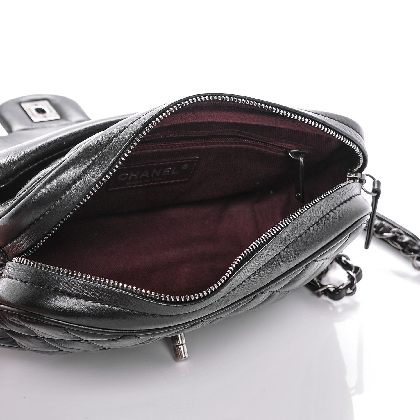 Aged Calfskin Small Easy Flap Black