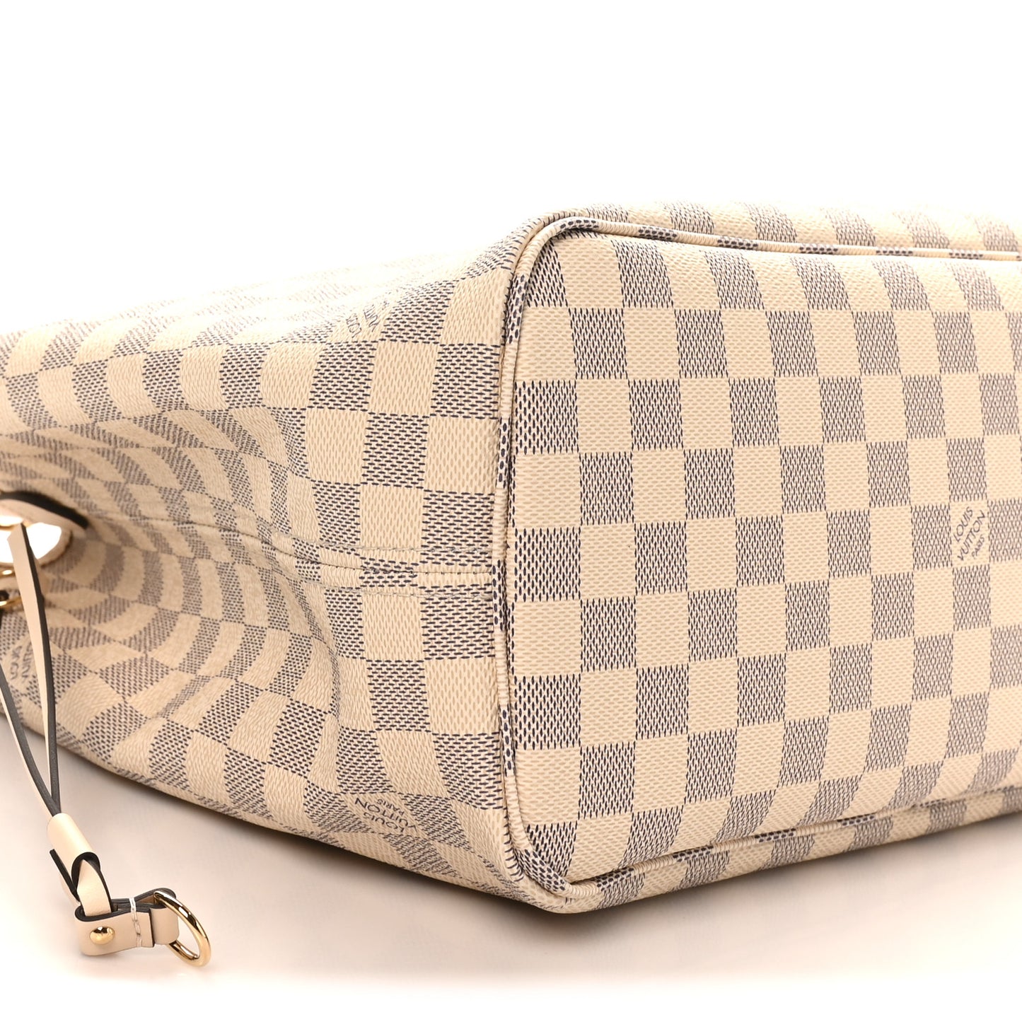 Damier Azur Braided Neverfull MM Pink