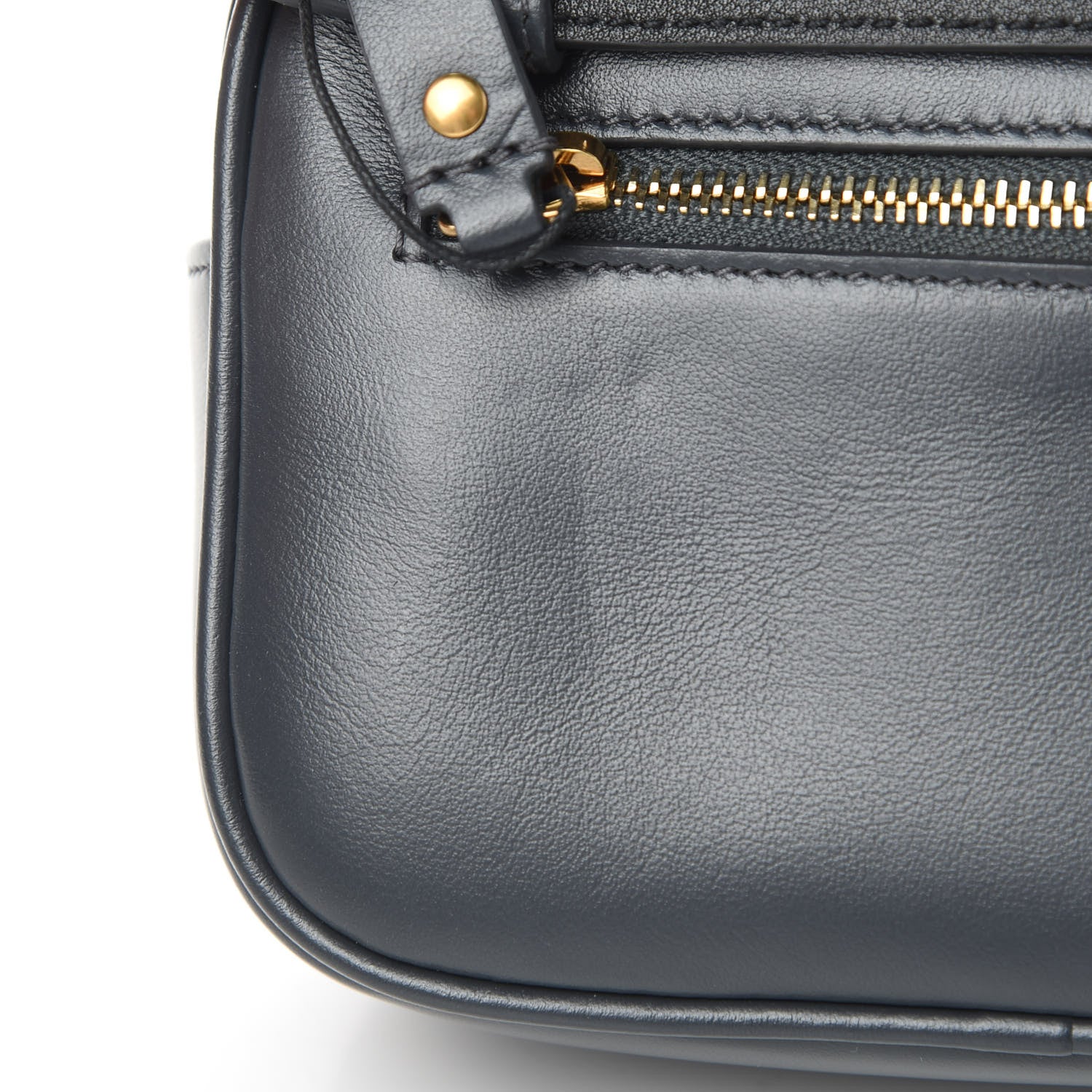 Saint Laurent Calfskin Matelasse Monogram Lou Belt Bag Smog 11 of 12