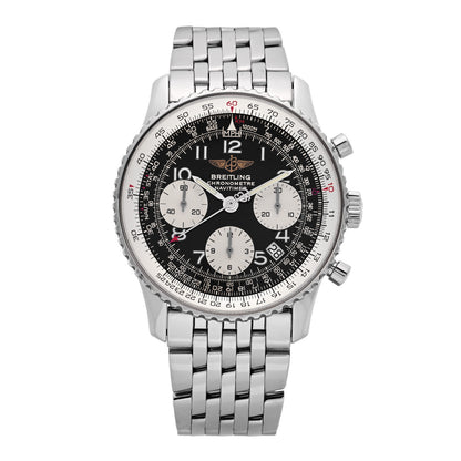 Breitling Stainless Steel 42mm Navitimer Chronograph Automatic Watch Black A23322 1 of 5