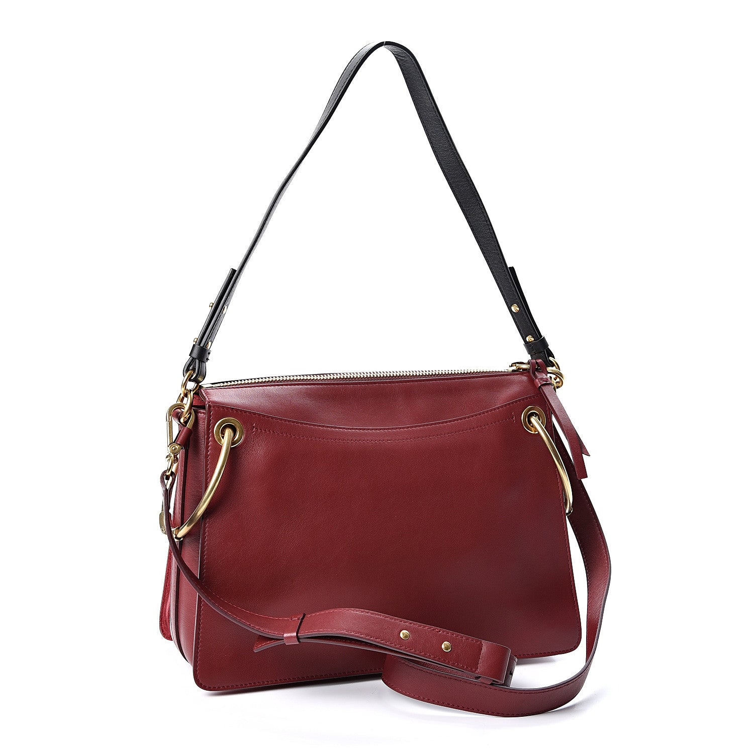 Chloe Calfskin Suede Medium Roy Bag Plum Purple 2 of 11