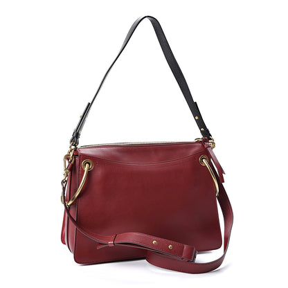 Chloe Calfskin Suede Medium Roy Bag Plum Purple 2 of 11