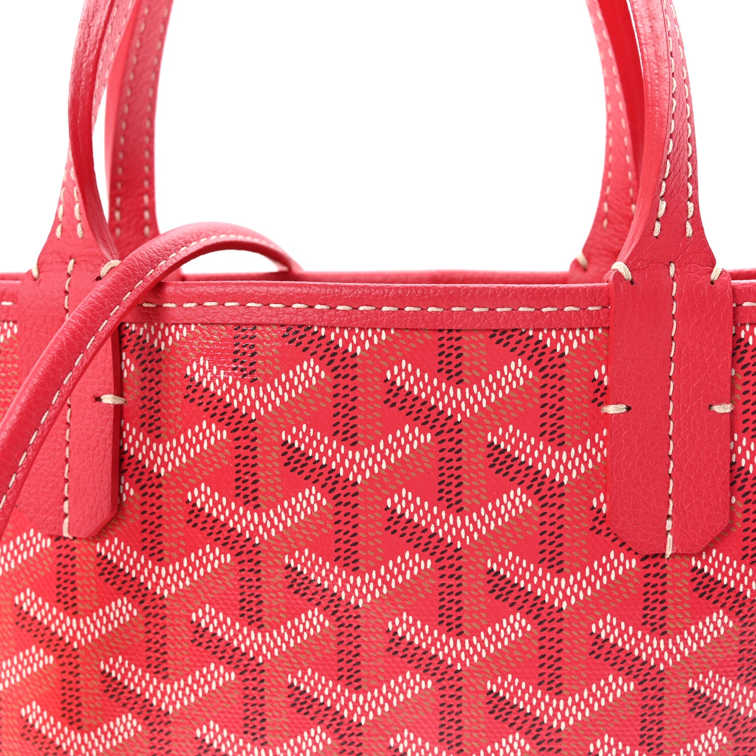 Goyard Goyardine Le Jardin Poitiers Tote PM Fuchsia 8 of 10