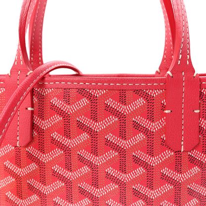 Goyard Goyardine Le Jardin Poitiers Tote PM Fuchsia 8 of 10