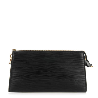 Louis Vuitton Epi Pochette Accessories 24 Black 1 of 8