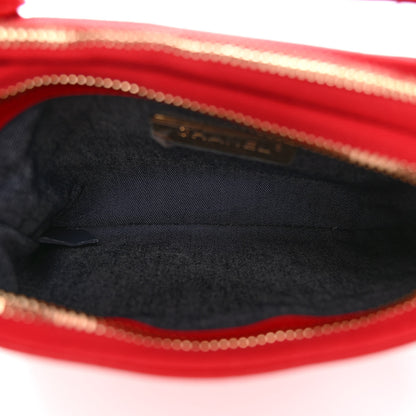 Chanel Lambskin CC Mania Waist Belt Bag Red 5 of 11