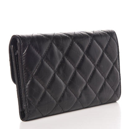 Chanel Aged Calfskin Quilted Reissue Medium Flap Wallet So Black 3 of 9