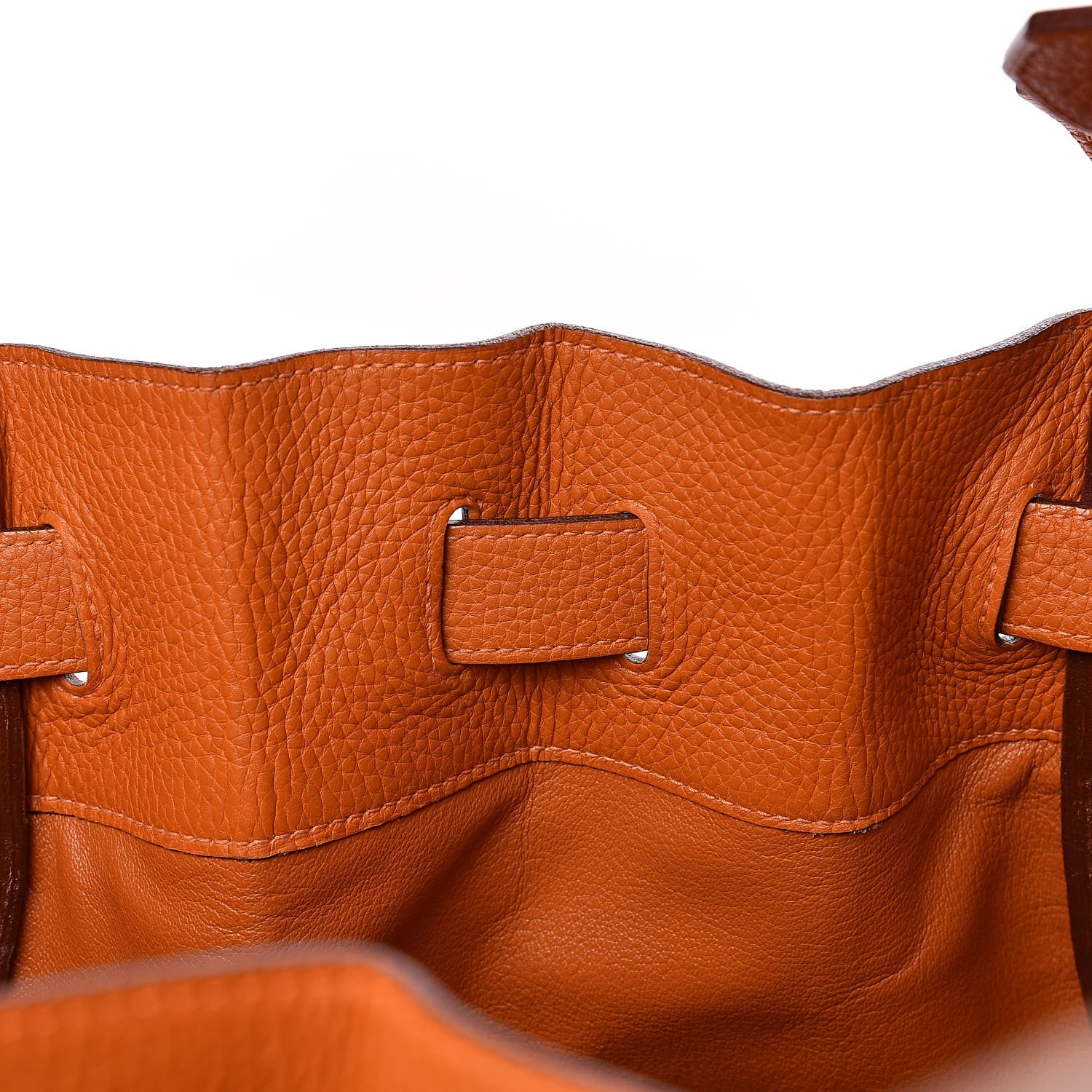Hermes Togo HAC Travel Birkin 50 Orange 7 of 27