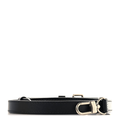 Louis Vuitton Calfskin 16mm Adjustable Shoulder Strap Black 1 of 4