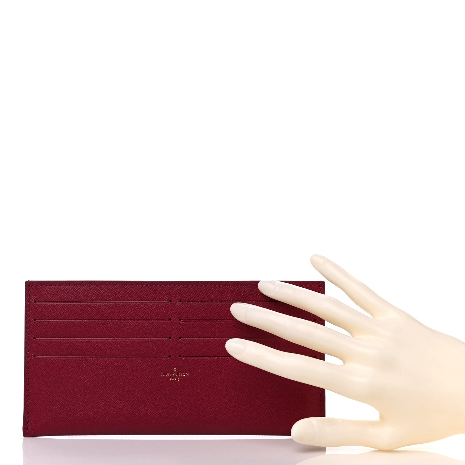 Louis Vuitton Calfskin Felicie Card Holder Insert Fuchsia 2 of 6