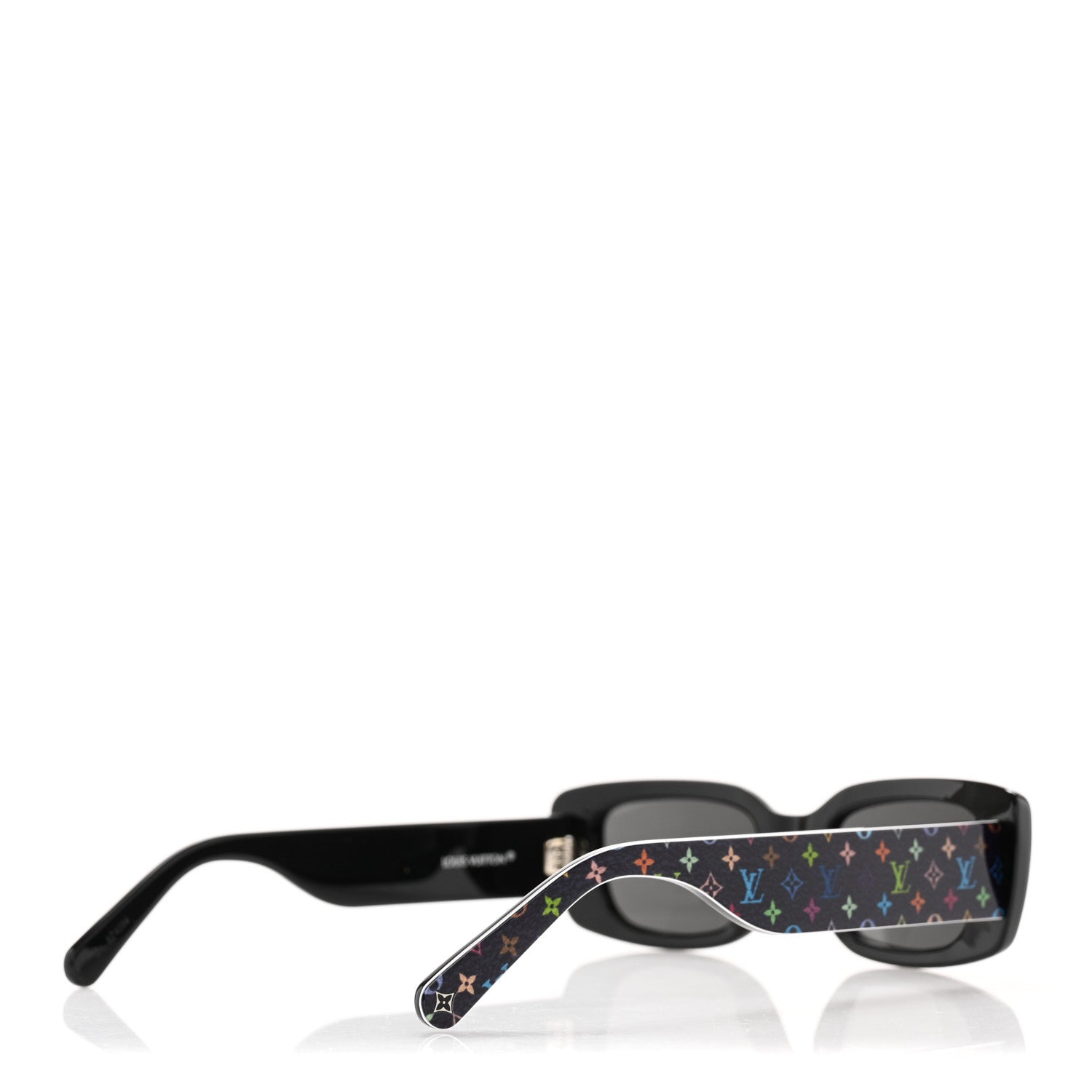 Louis Vuitton LV X TM Acetate Monogram Multicolor Sunglasses Z2709W Black 4 of 8