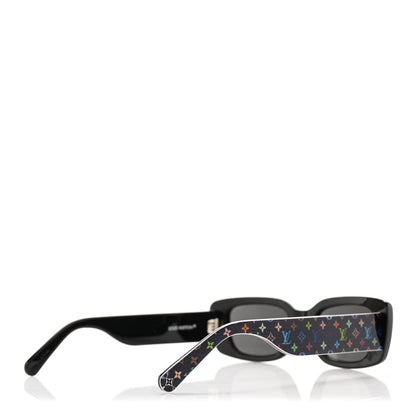 Louis Vuitton LV X TM Acetate Monogram Multicolor Sunglasses Z2709W Black 4 of 8