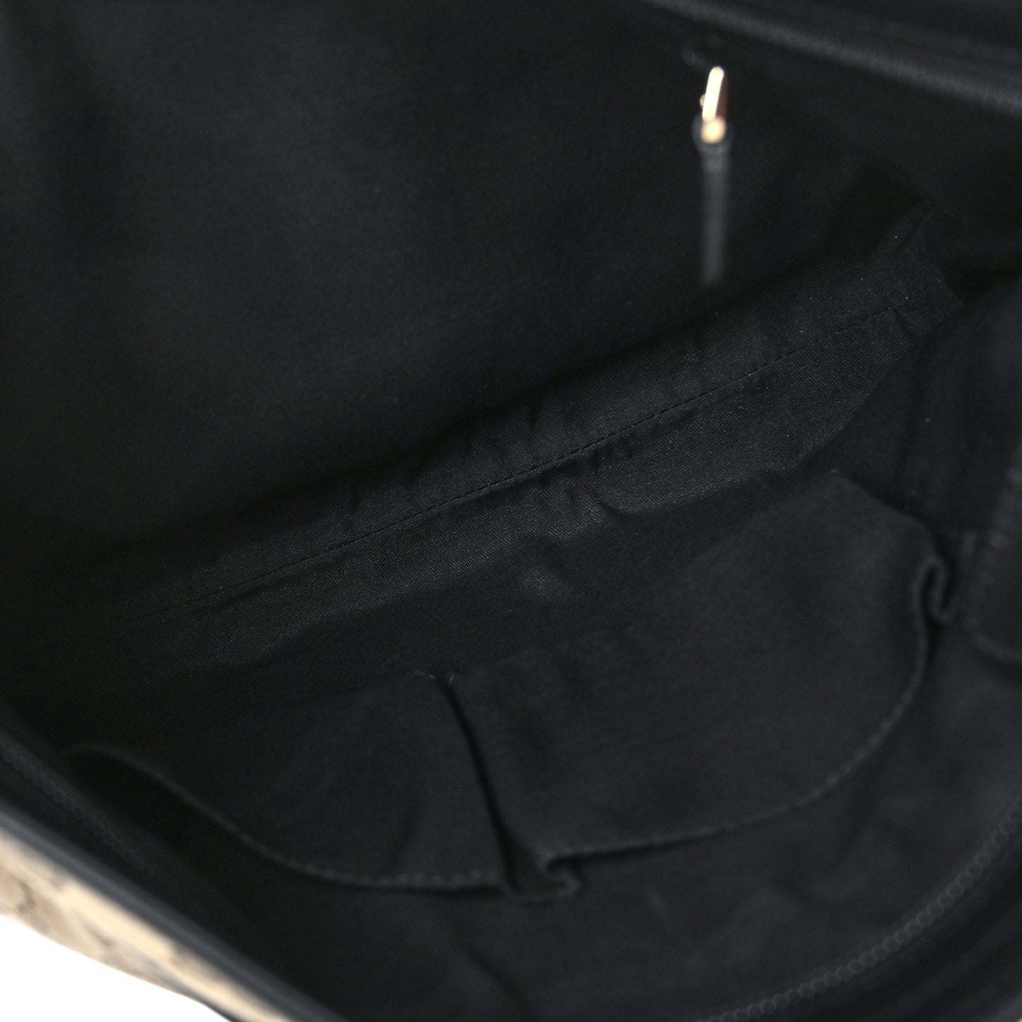 GG Monogram Web Flat Messenger Bag Black