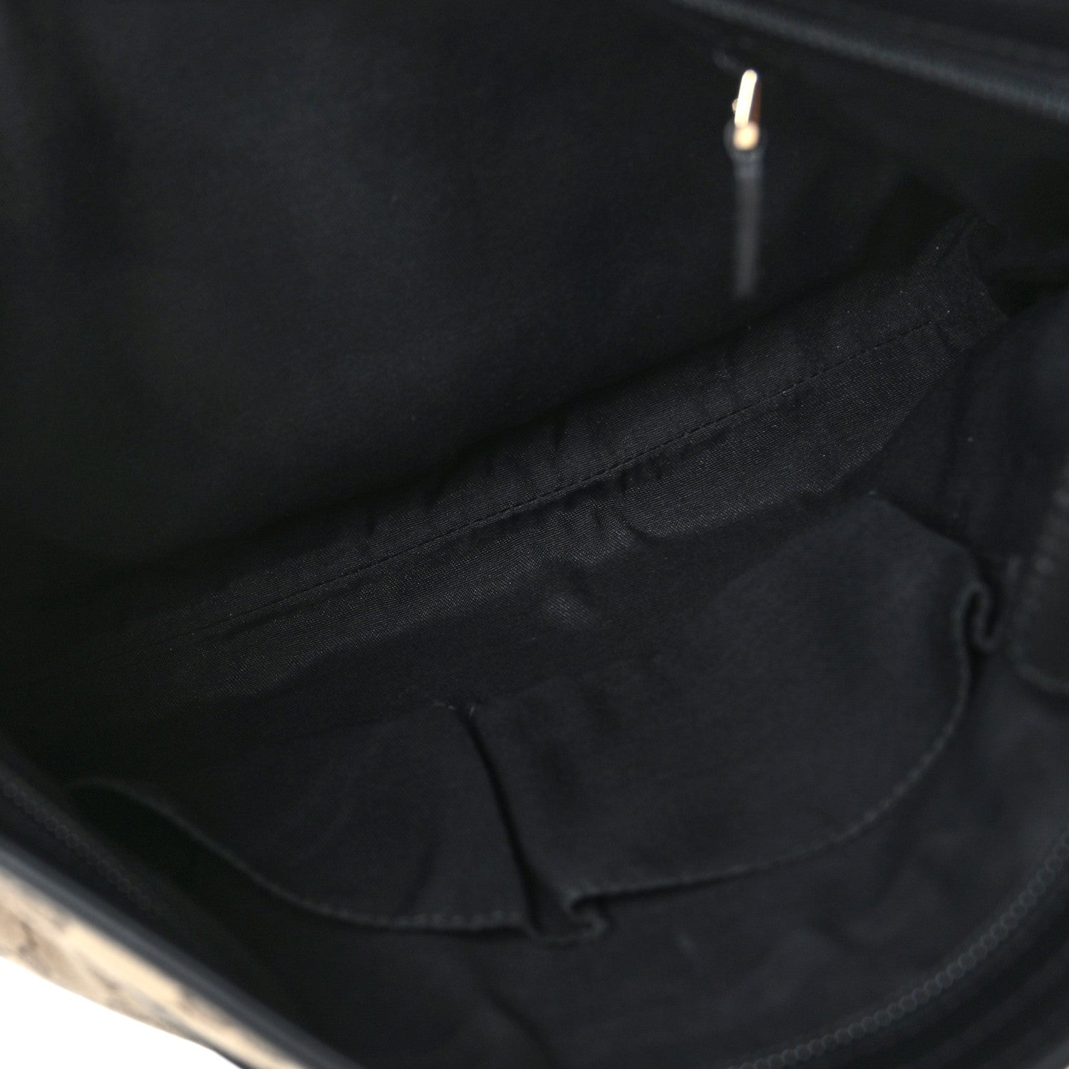 Gucci GG Monogram Web Flat Messenger Bag Black 5 of 9