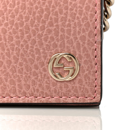 Gucci Dollar Calfskin Medium Betty Chain Wallet Soft Pink 5 of 8