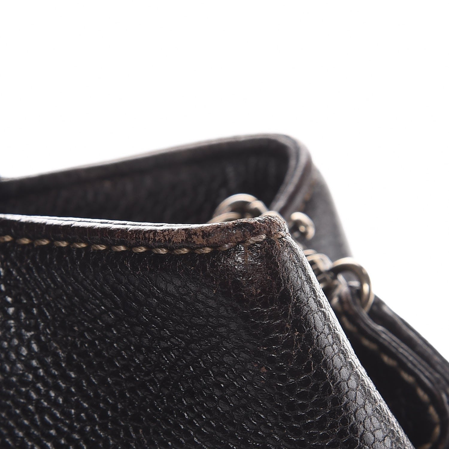 Chanel Caviar CC Shoulder Bag Brown 10 of 14