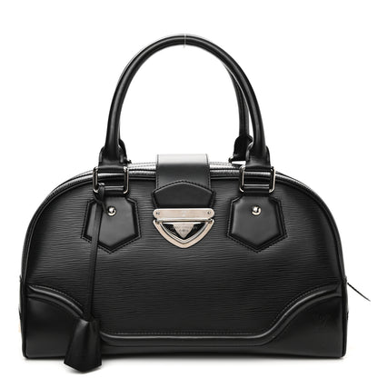 Louis Vuitton Epi Bowling Montaigne GM Black 1 of 9