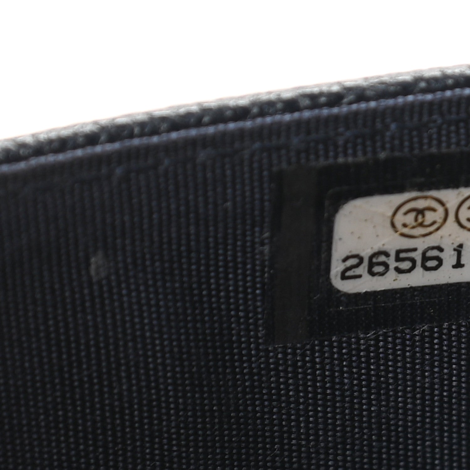 Chanel Caviar Timeless CC Card Holder Navy 8 of 8