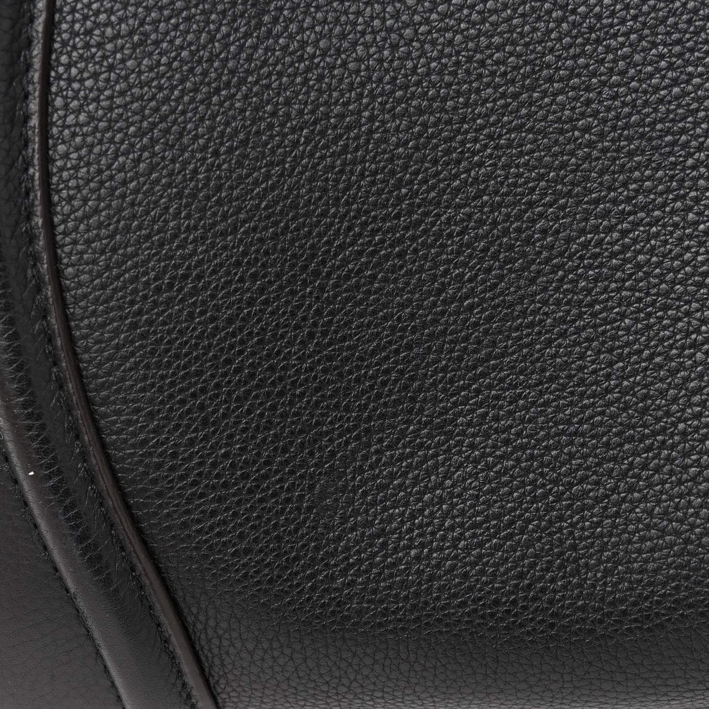 Drummed Calfskin Mini Luggage Black