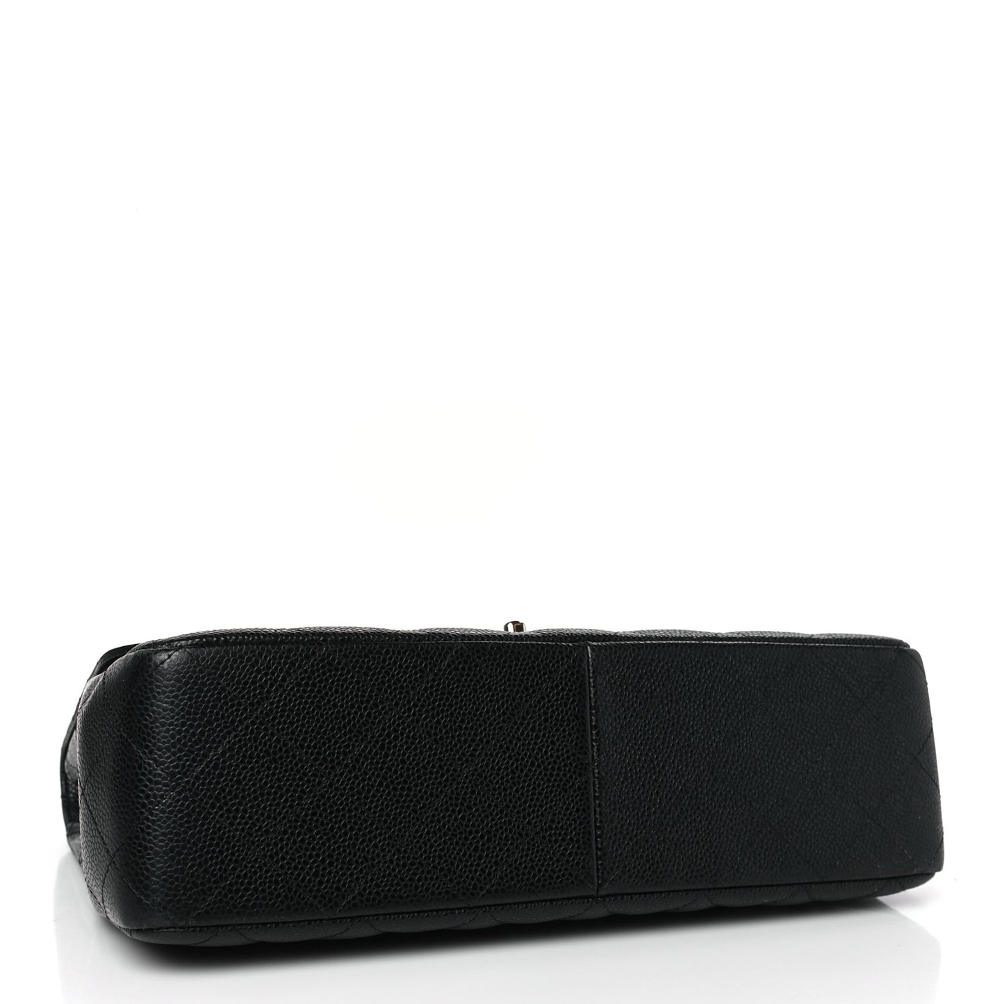 Caviar Quilted Jumbo Single Flap Black