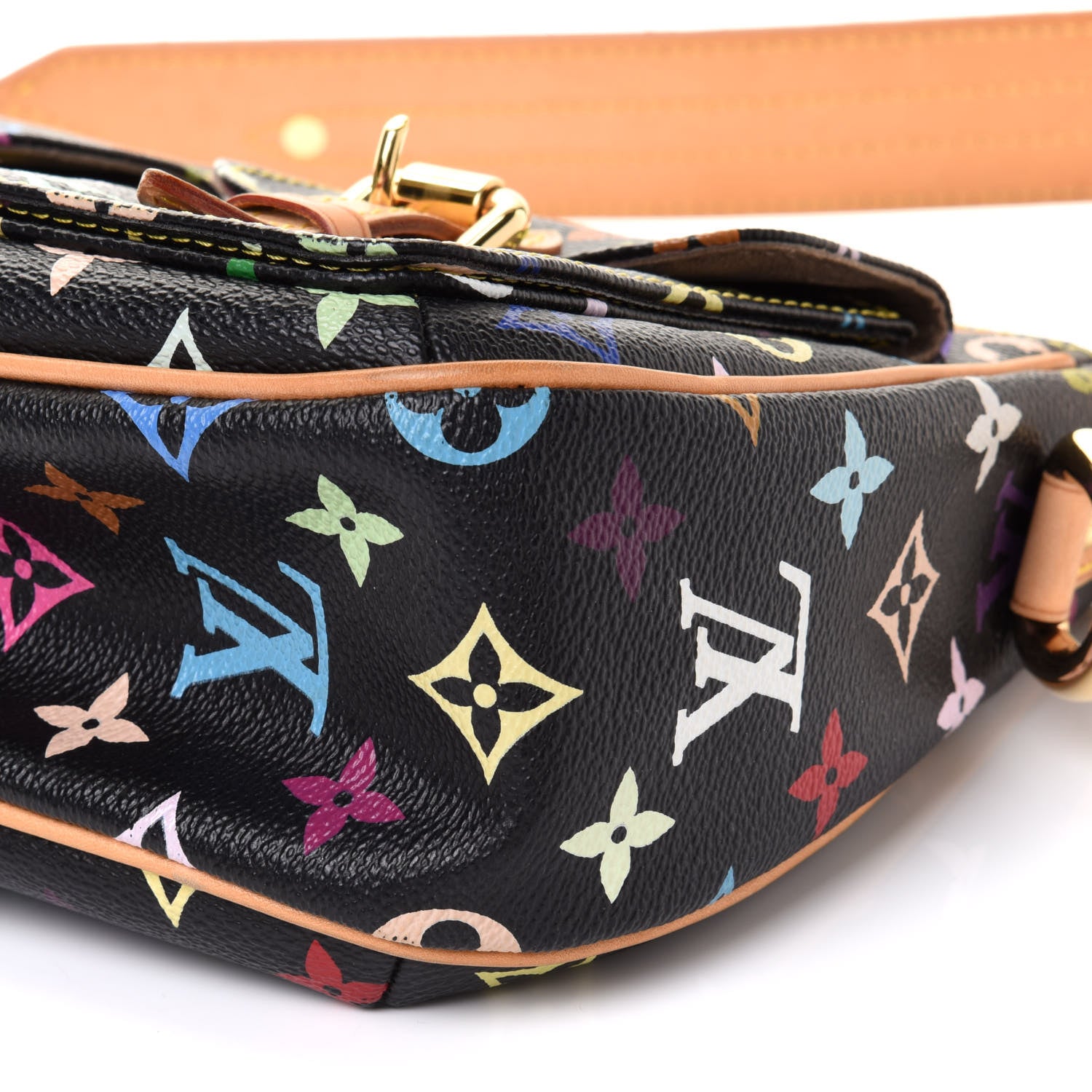Louis Vuitton Monogram Multicolor Lodge PM Black 10 of 11
