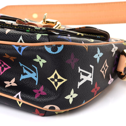 Louis Vuitton Monogram Multicolor Lodge PM Black 10 of 11