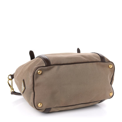 Prada Jacquard Logo Tote Corda Bruciato 4 of 17