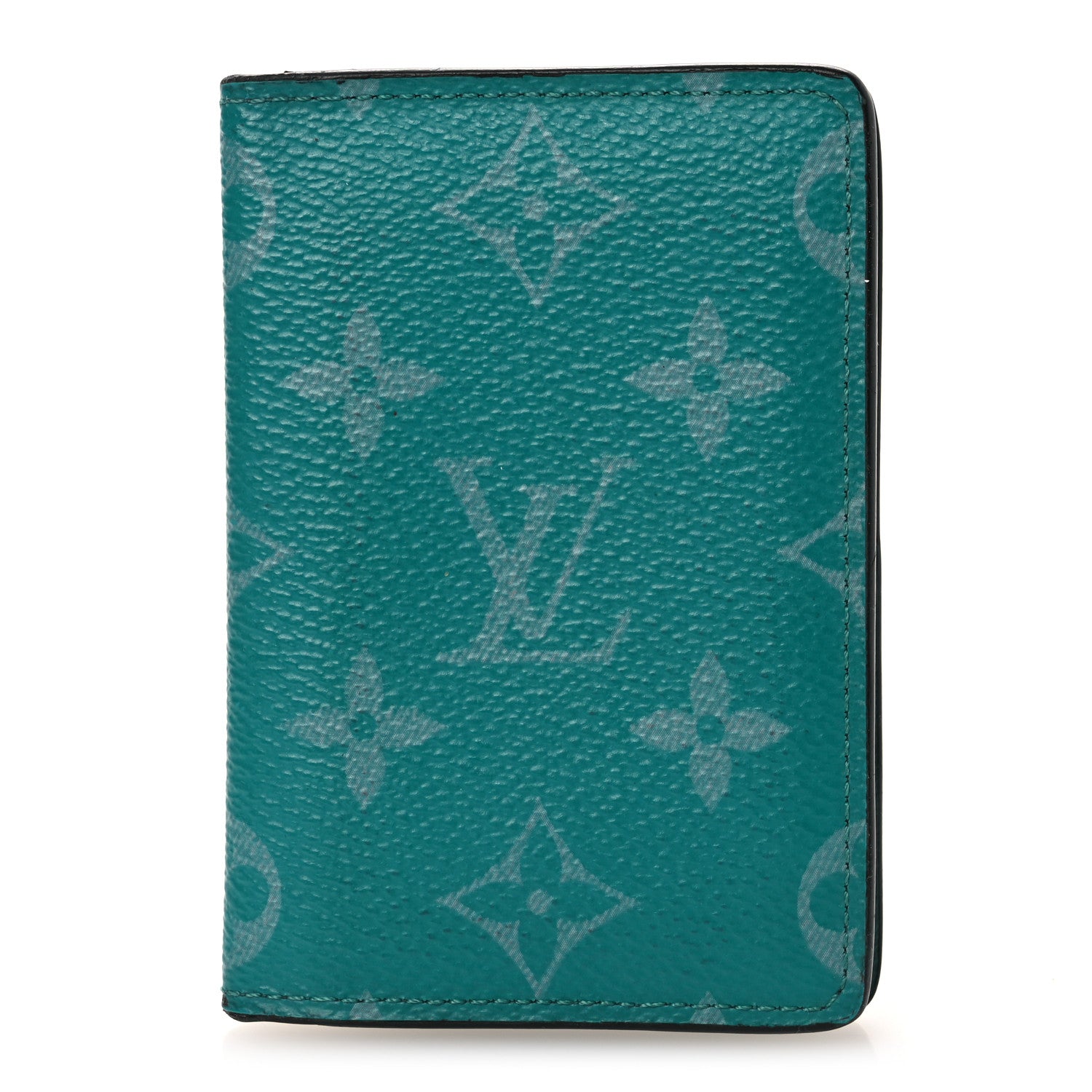 Louis Vuitton Monogram Taiga Pocket Organizer Vert 1 of 9