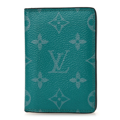 Louis Vuitton Monogram Taiga Pocket Organizer Vert 1 of 9