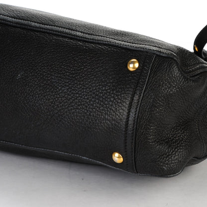 Miu Miu Cervo East-West Flap Satchel Nero Black 10 of 10