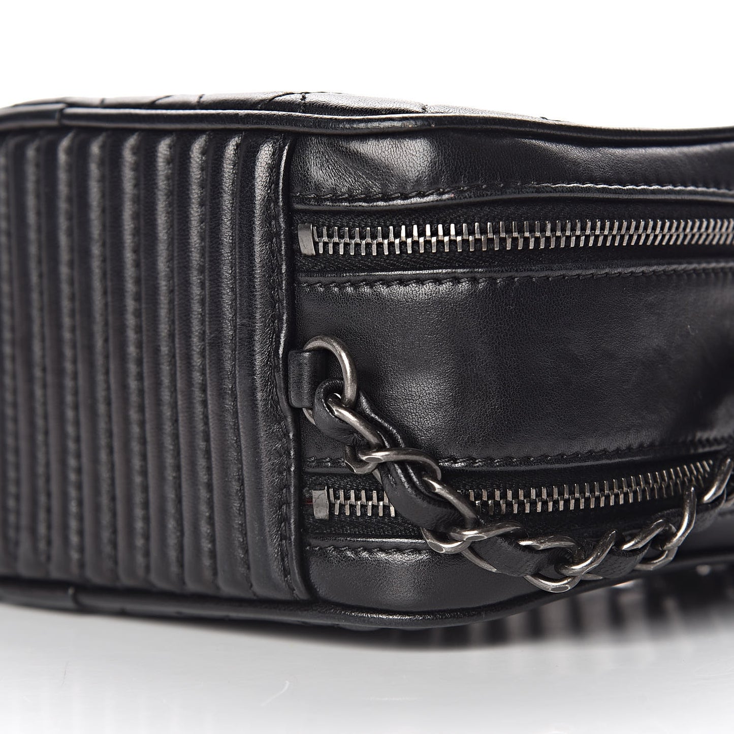 Lambskin Small Coco Boy Camera Case Black